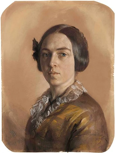 Adolph von Menzel, Portrait of Caroline Arnold