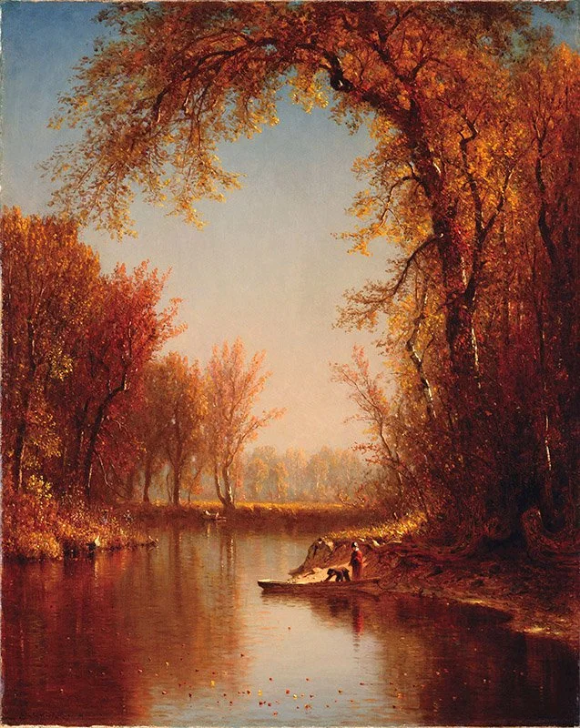 Sanford Robinson Gifford, An Indian Summer's Day on Claverack Creek, 1877-79