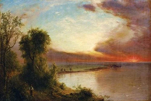 Frederic Edwin Church, The Setting Sun, 1864