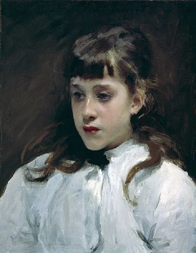 John Singer Sargent, Young Girl Wearing a White Muslin Blouse