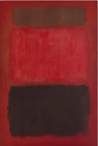 Mark Rothko, Browns and Blacks in Reds, 1957