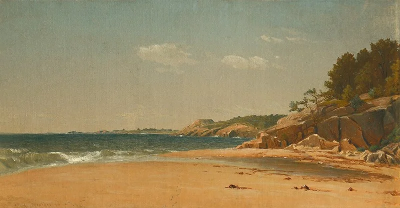 Sanford Robinson Gifford, A Sketch of the Beach at Manchester, Massachusetts, 1864