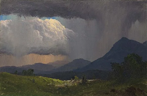 Frederic Edwin Church, Mountainside Downpour, 1871