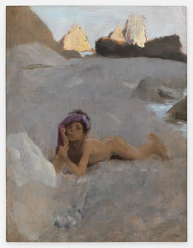 John Singer Sargent, Nude Boy on Sands (Boy on a Beach), Capri
