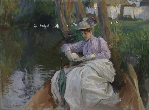 John Singer Sargent, Femme en Barque