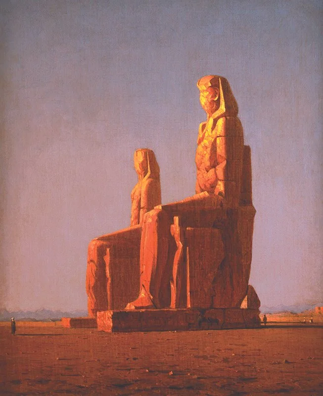 Sanford Robinson Gifford, The Statues of Memnon at Thebes, 1872-78