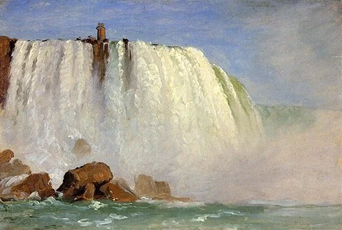 Frederic Edwin Church, Study for Under Niagara, 1858
