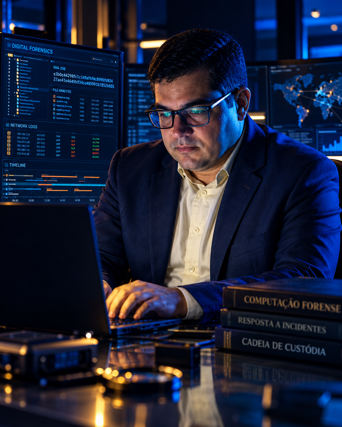 Clézio Azevedo - Perito em Computação Forense em análise de evidências digitais