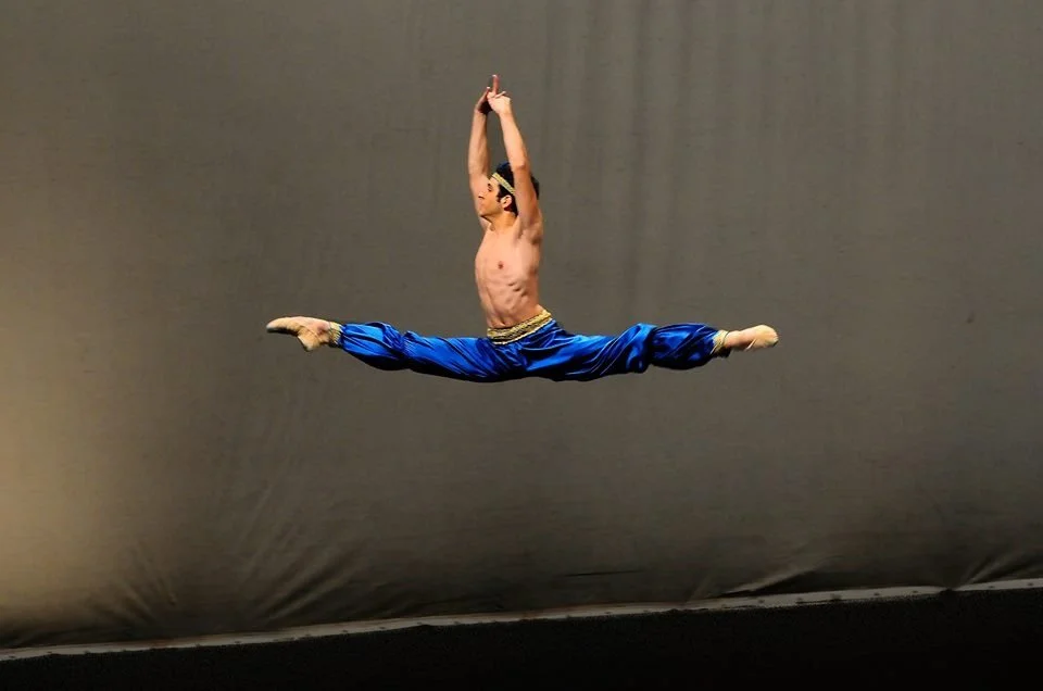 Navaji David Nava performing at the Rudolf Nureyev International Ballet Competition at age sixteen