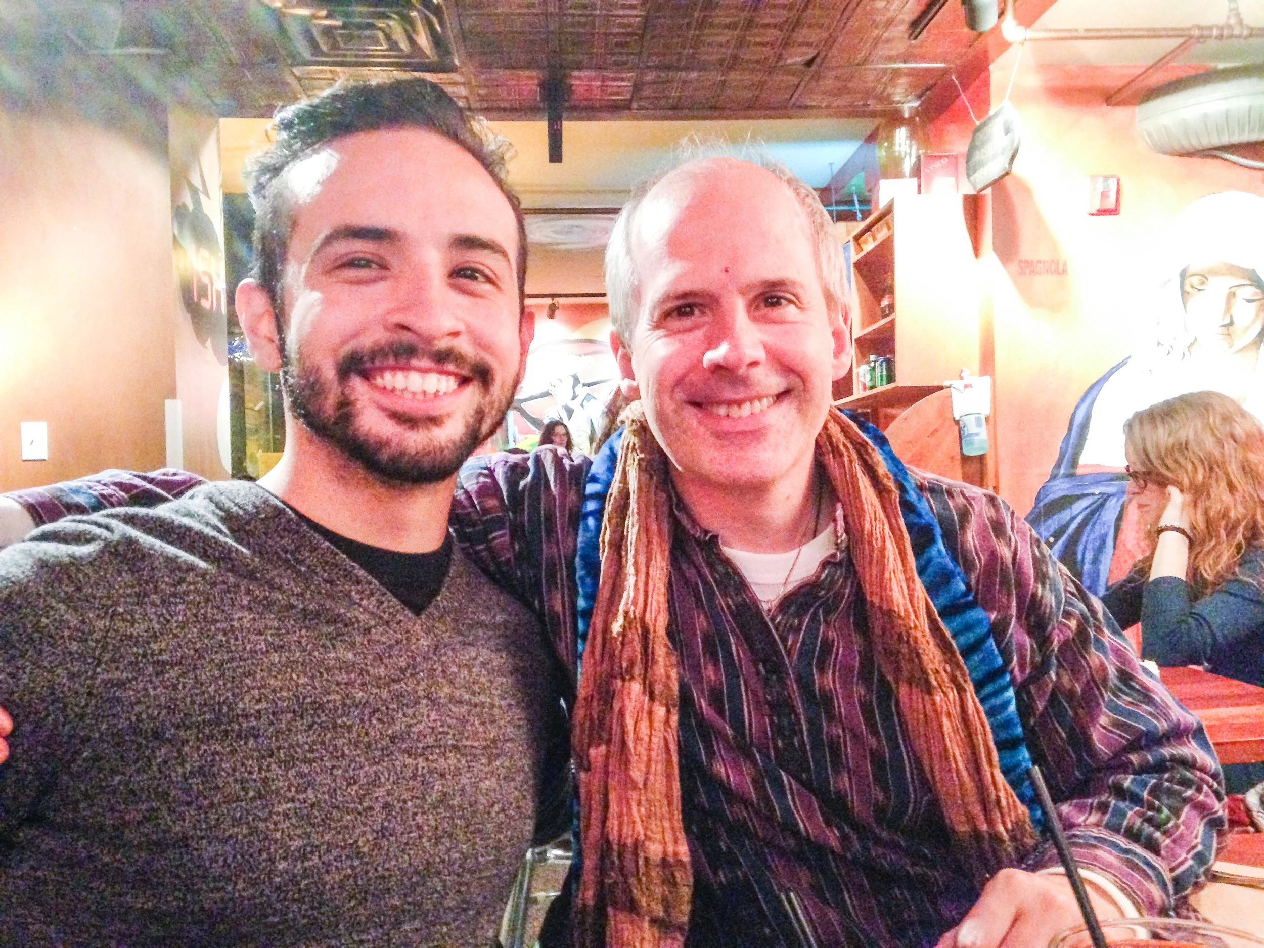 Navaji David Nava with his Pranic Healing mentor Anthony Cowan