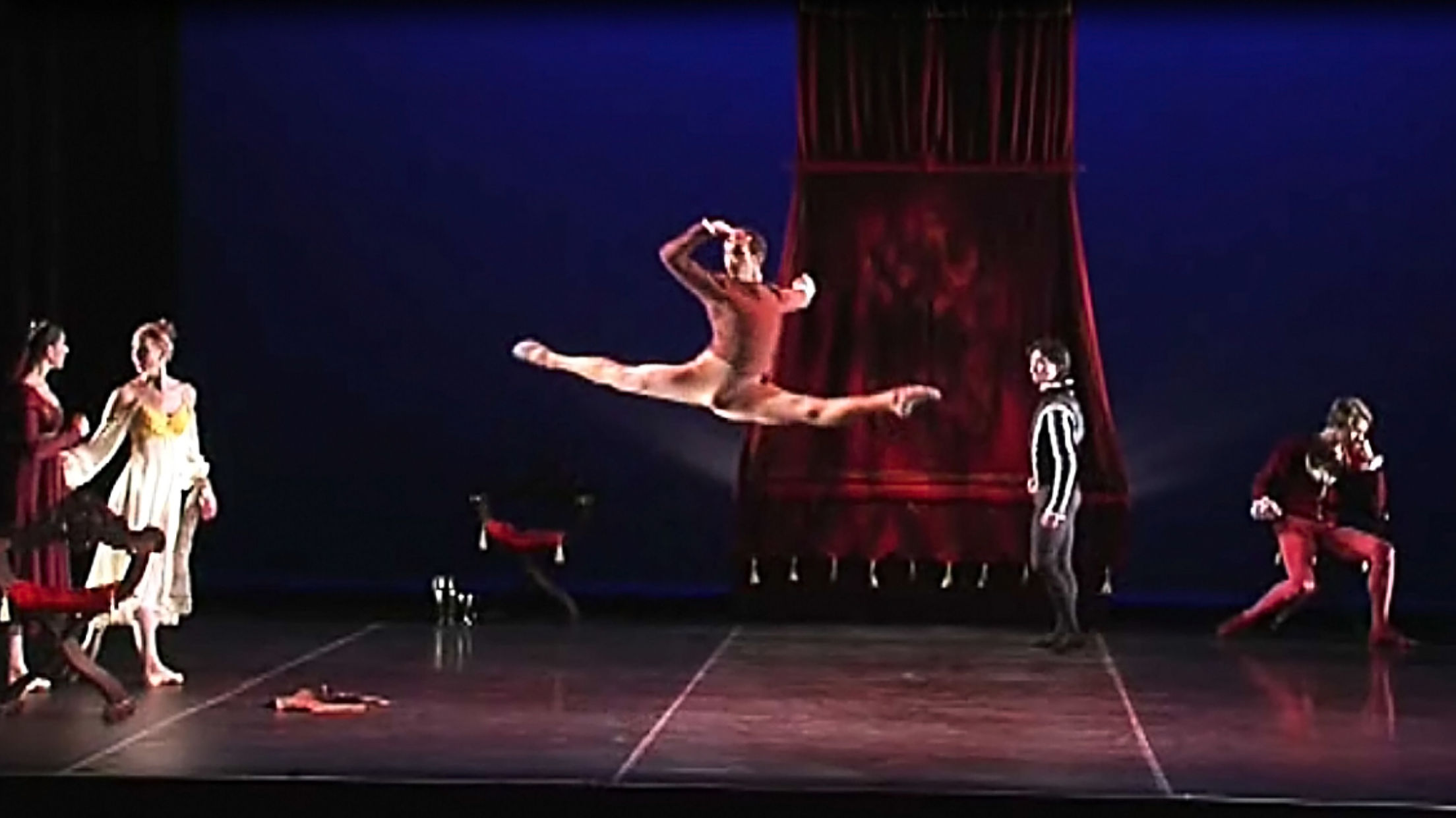 Navaji David Nava performing as Cassio in the ballet Othello