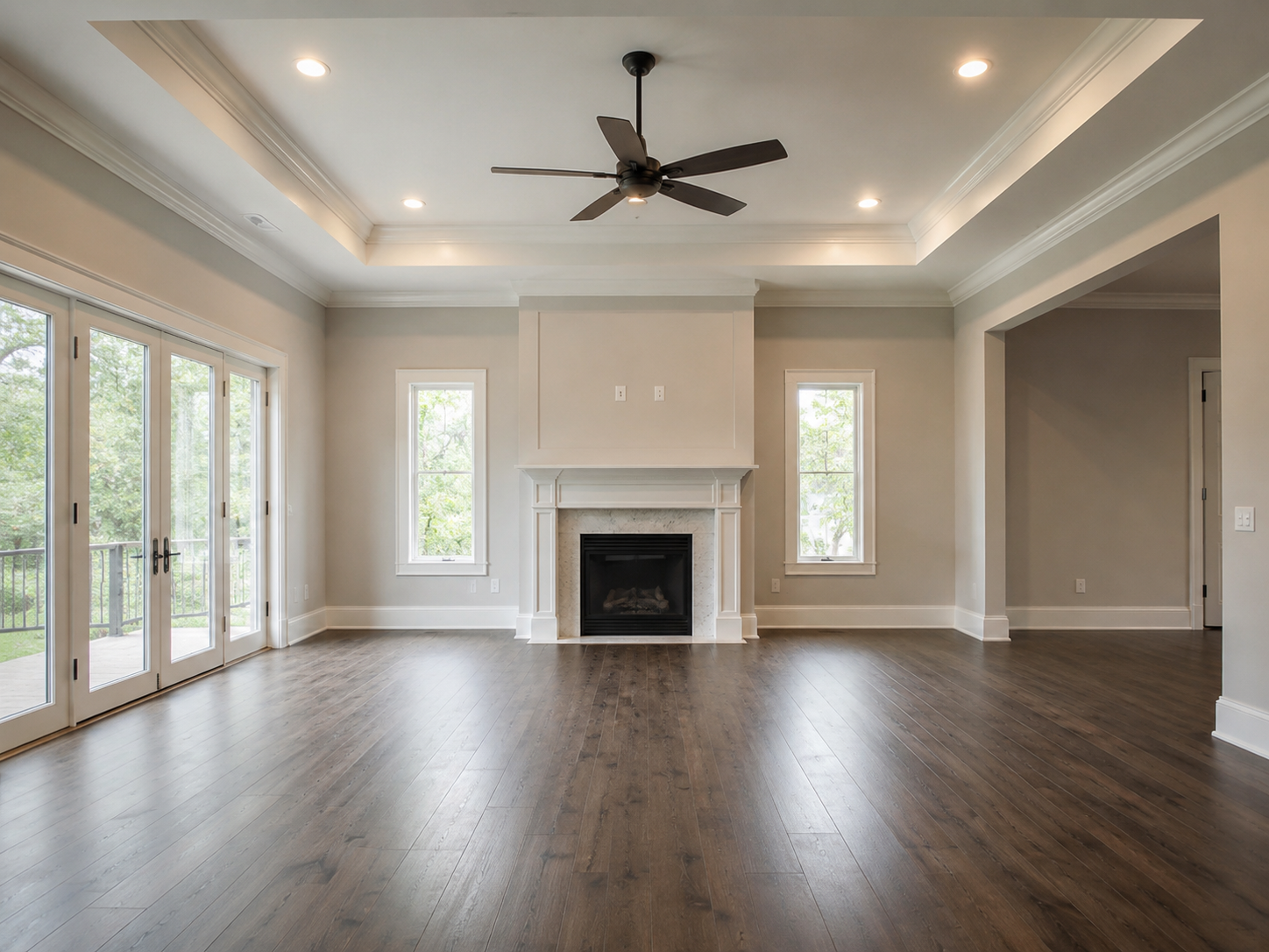 Interior finishing work