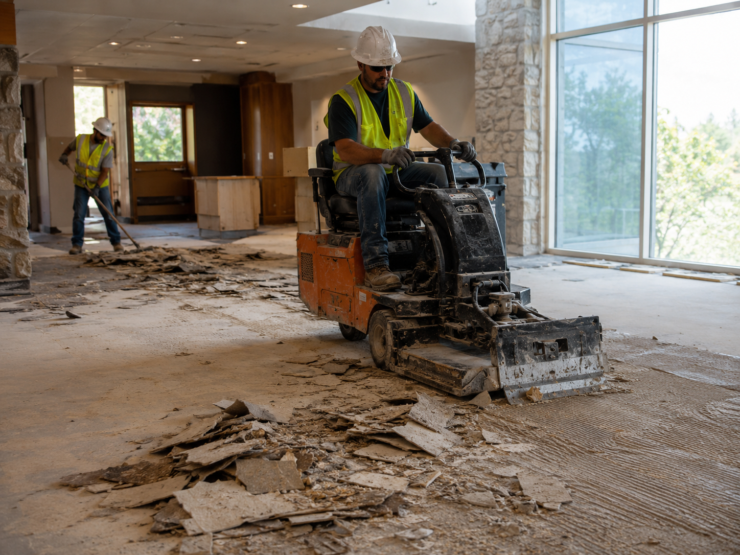 Flooring removal project