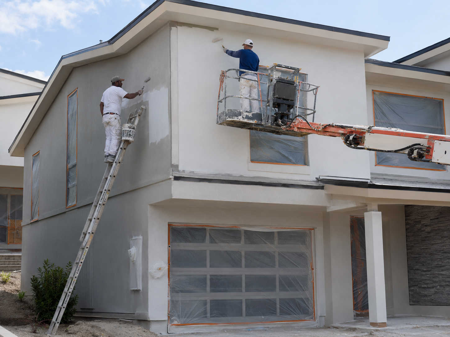 Exterior painting project