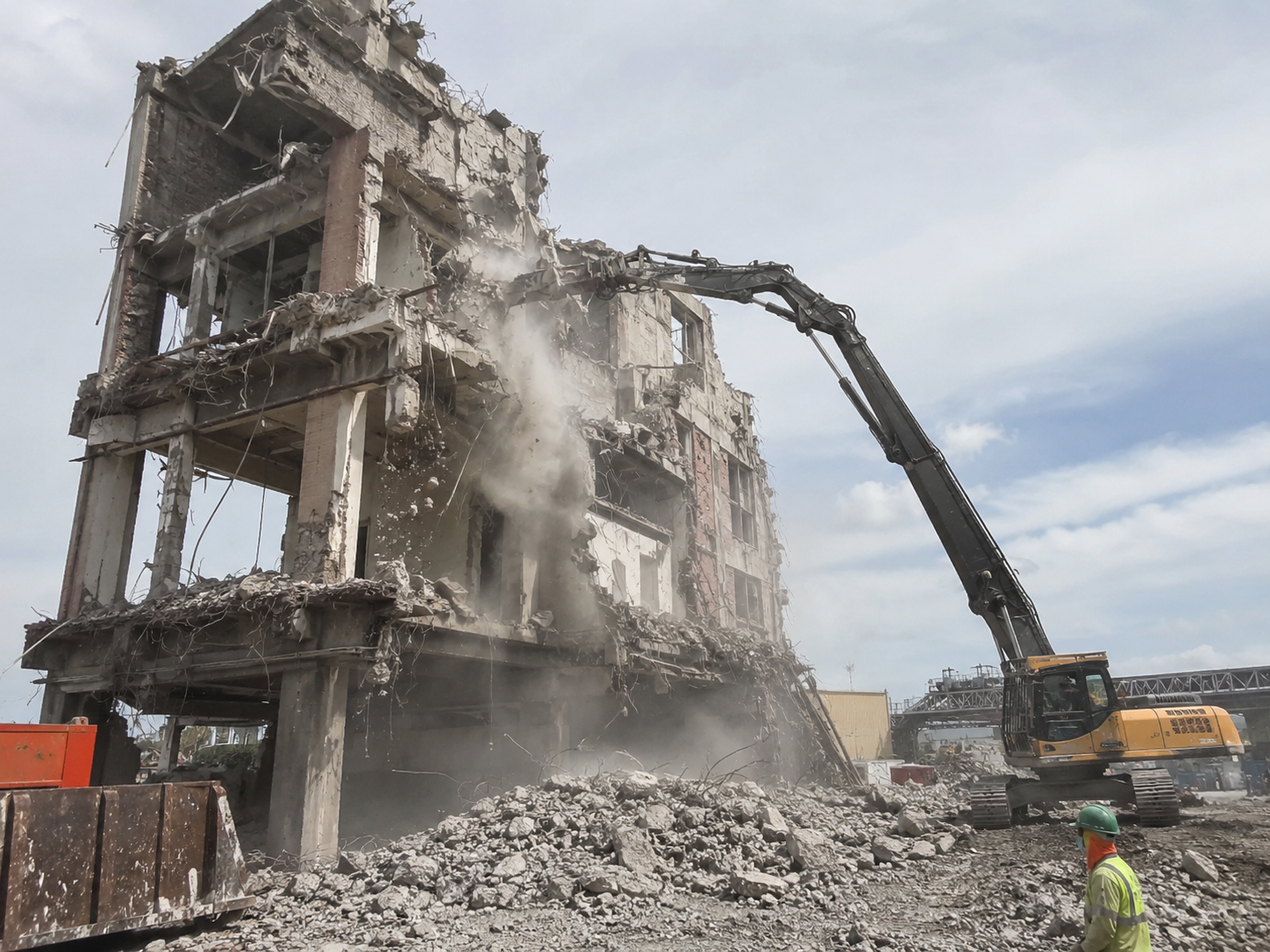 Building demolition project