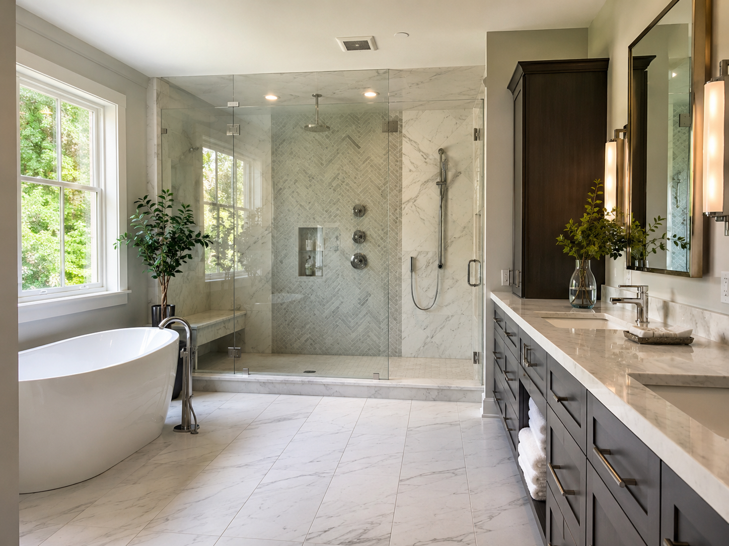 Bathroom remodeling project