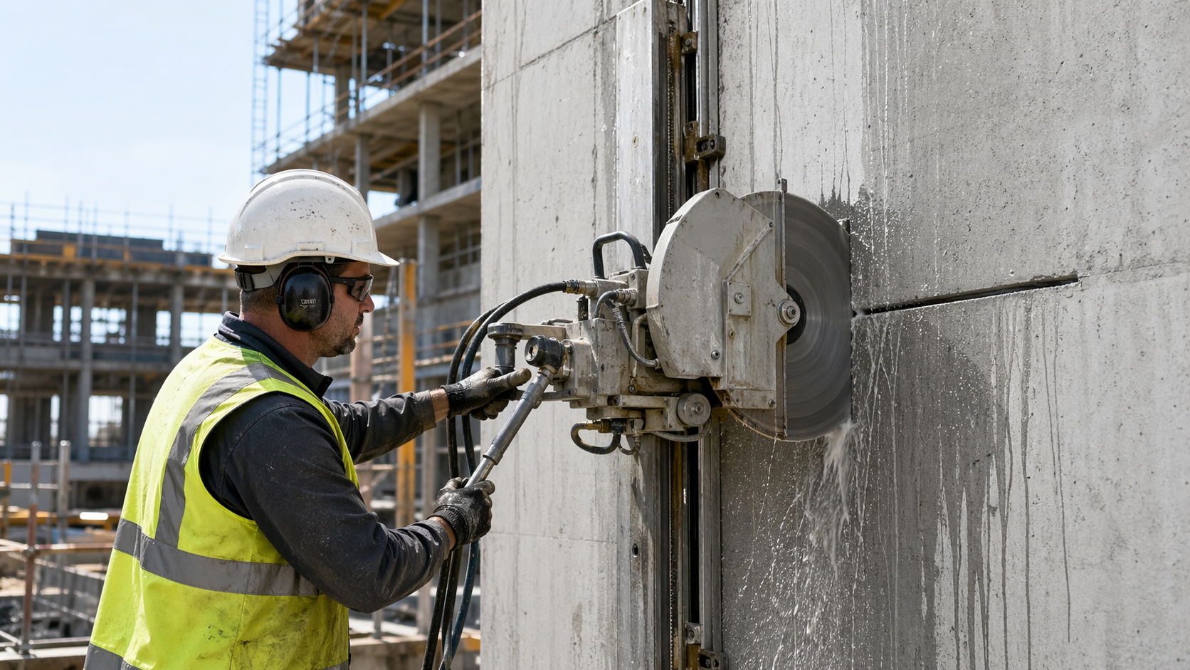 Wall sawing project