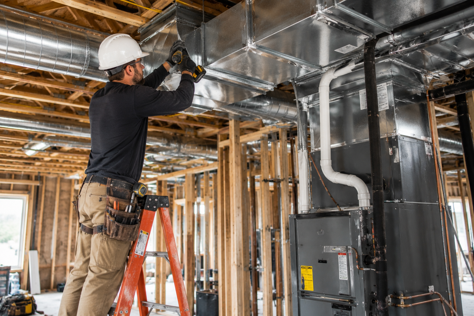 HVAC support for construction and remodeling projects