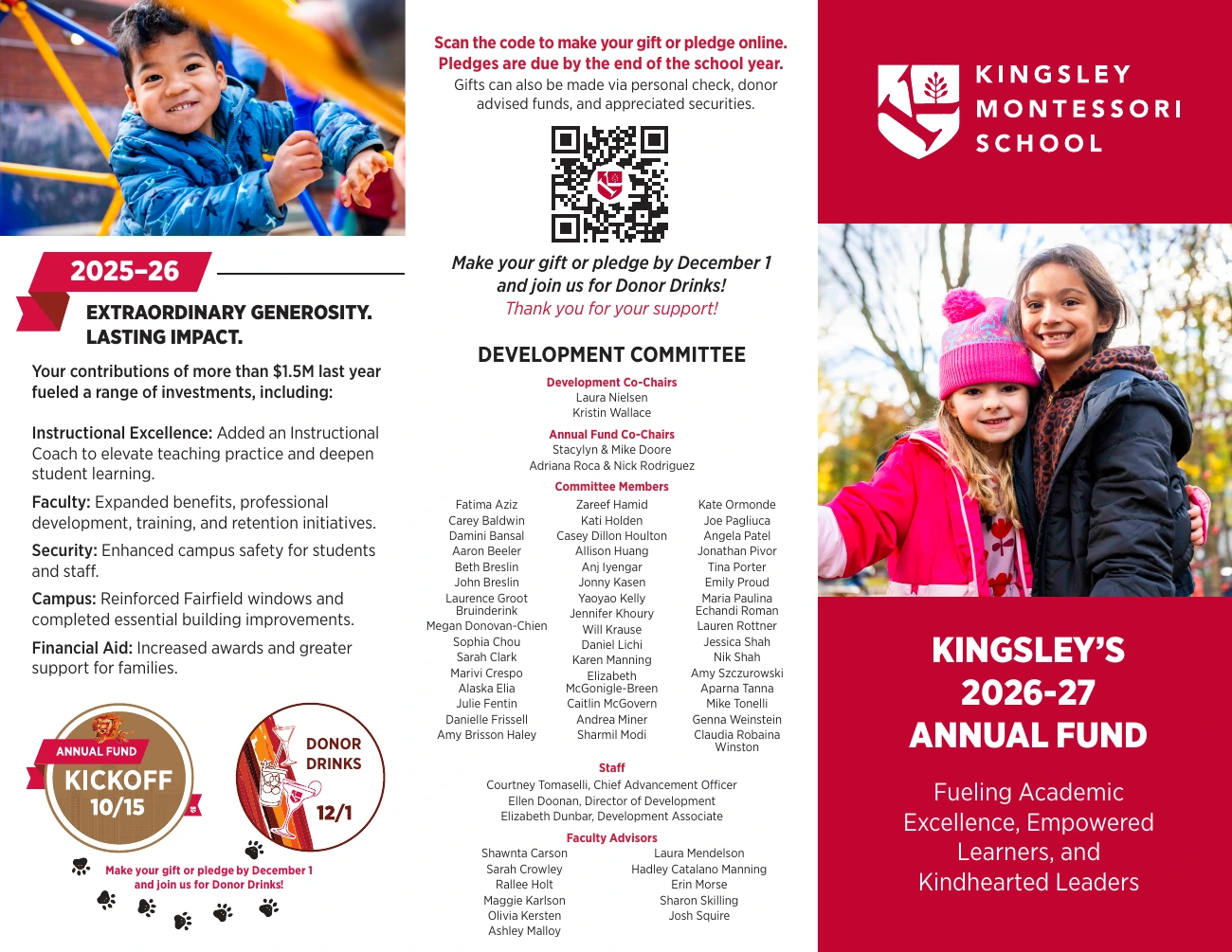 Annual Fund trifold exterior