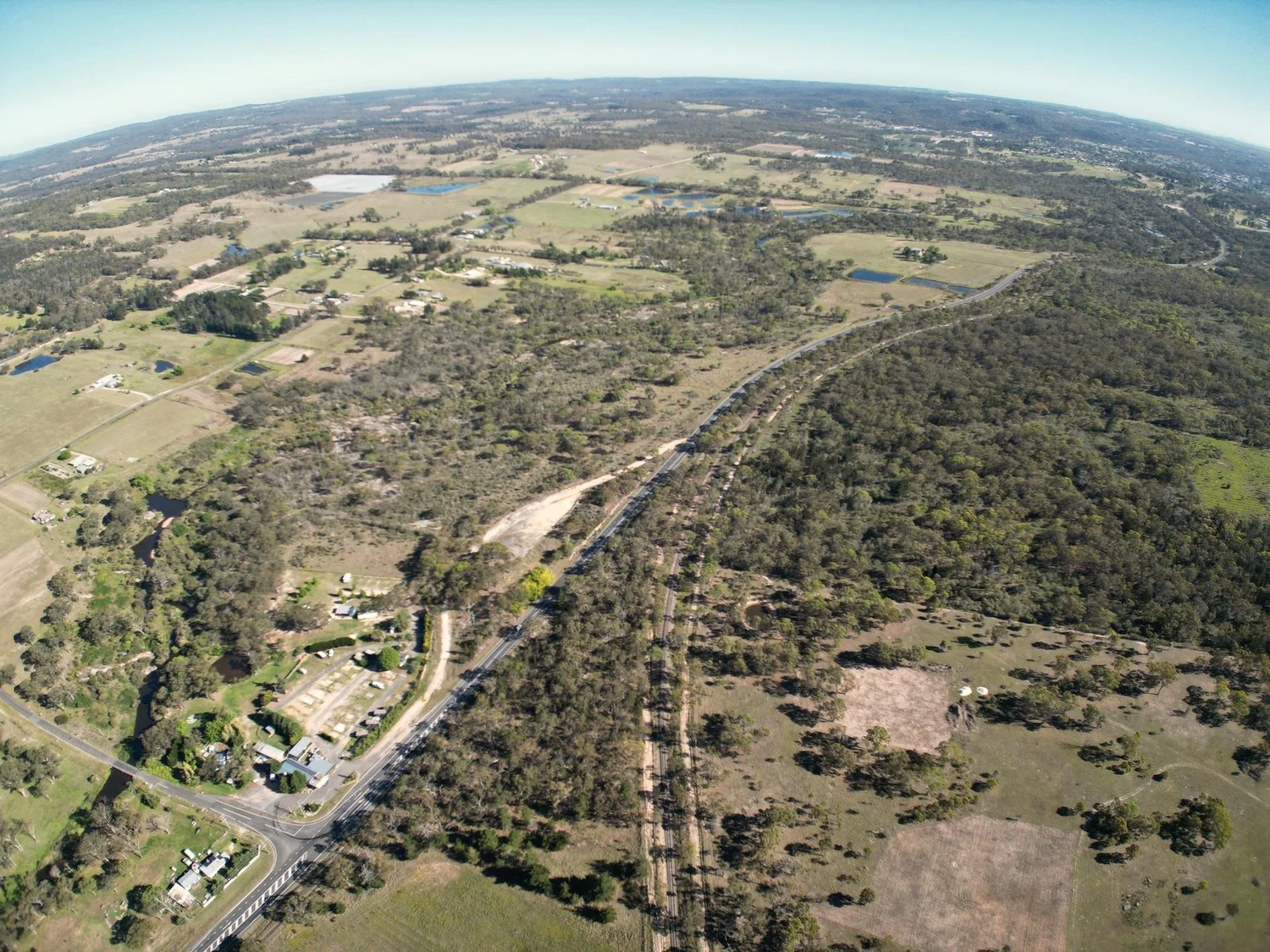 The farm from the air