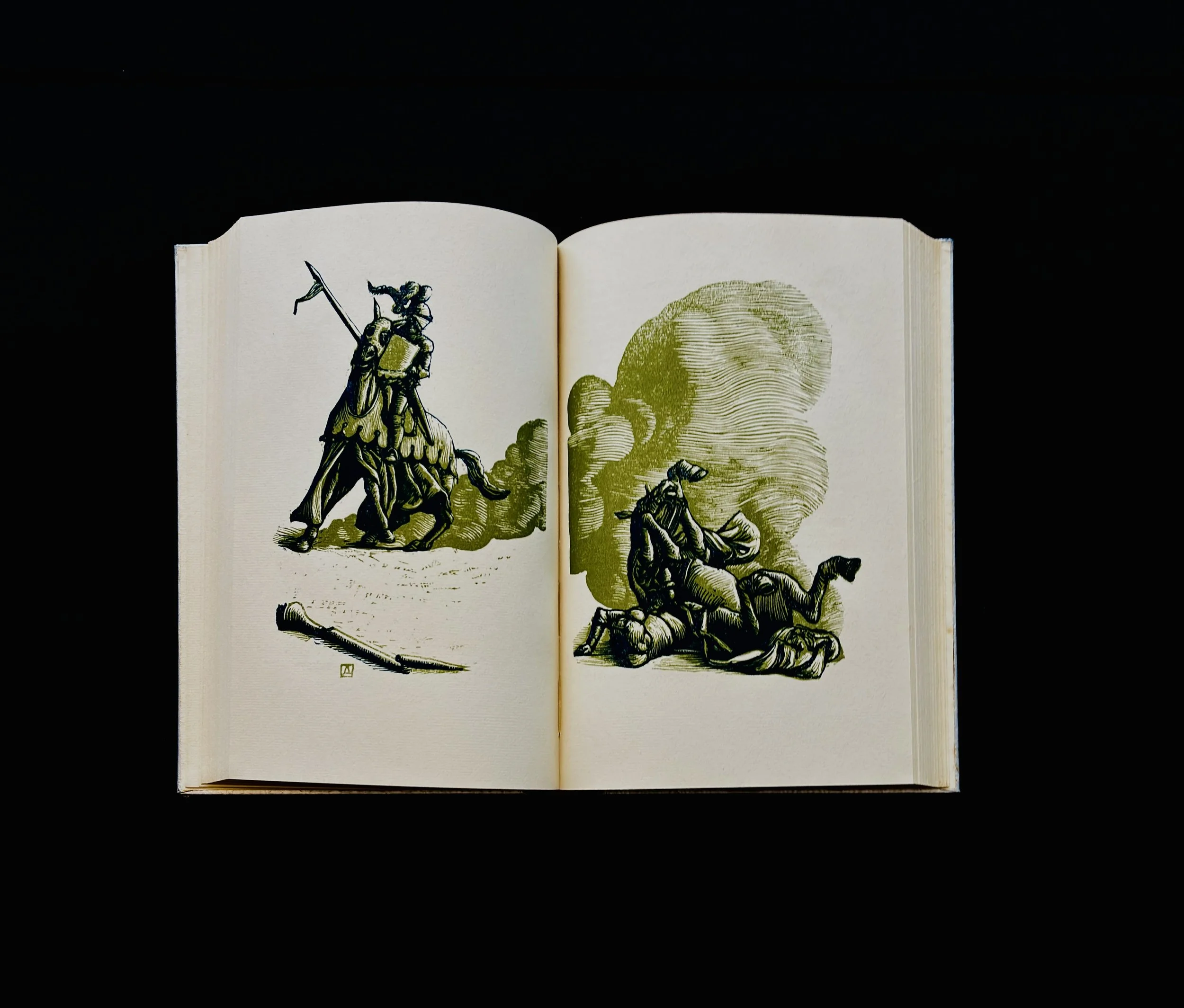 Illustration spread — Ivanhoe · Sir Walter Scott · The Limited Editions Club