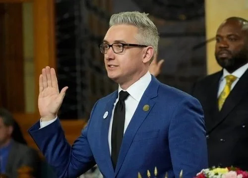 Peter knocking on doors across Southeast Wisconsin