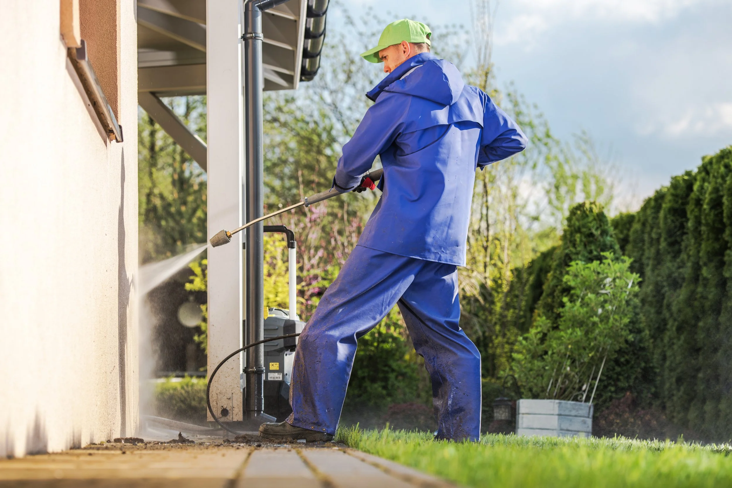 Residential pressure washing service