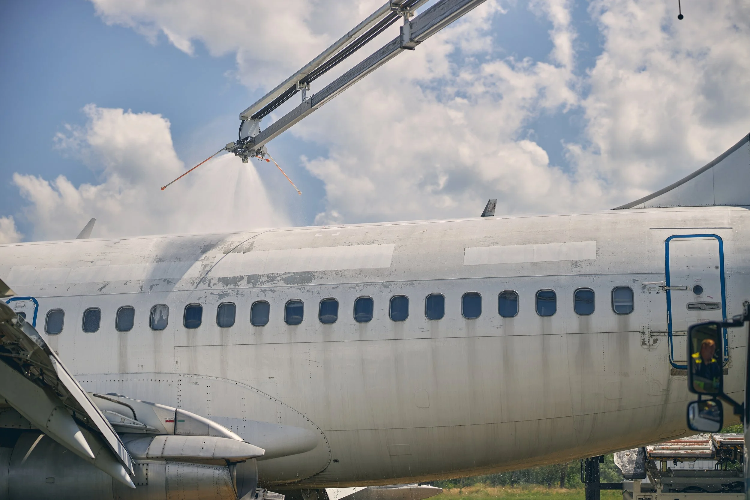 Aircraft washing