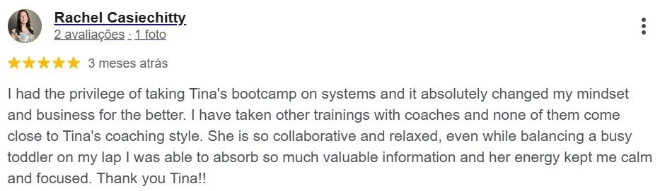Rachel Casiechitty Google review