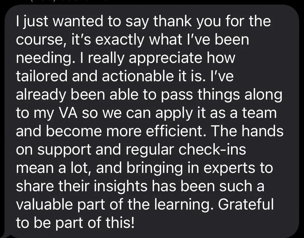 Sadie message