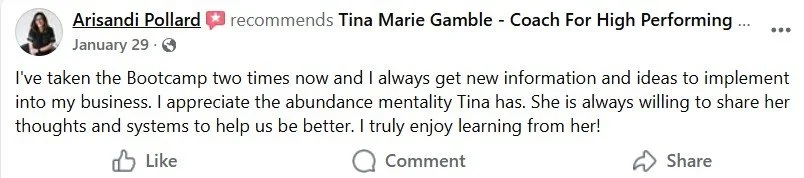 Arisandi Pollard Facebook review