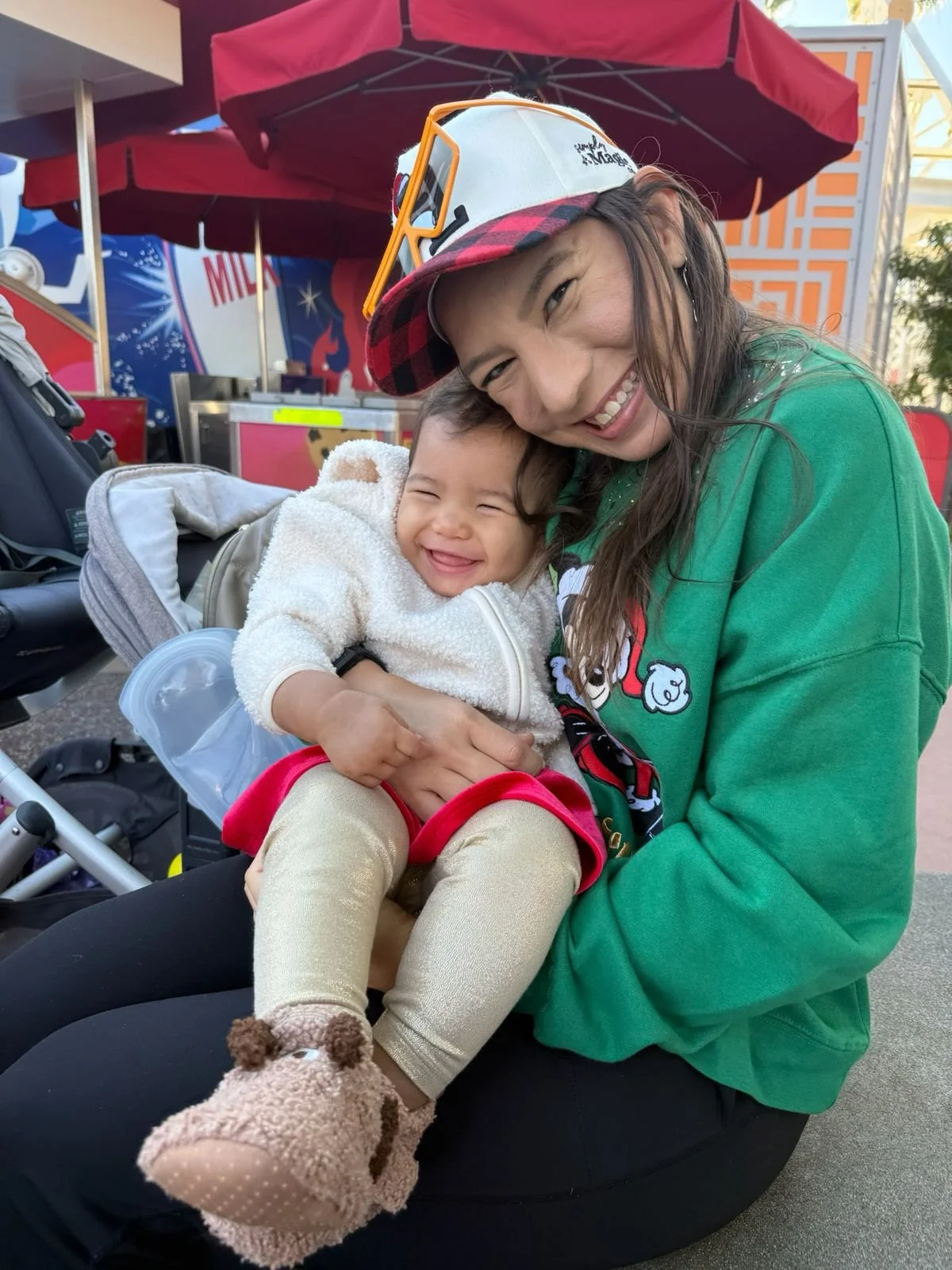 Tina Marie Gamble with her daughter
