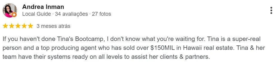 Andrea Inman Google review