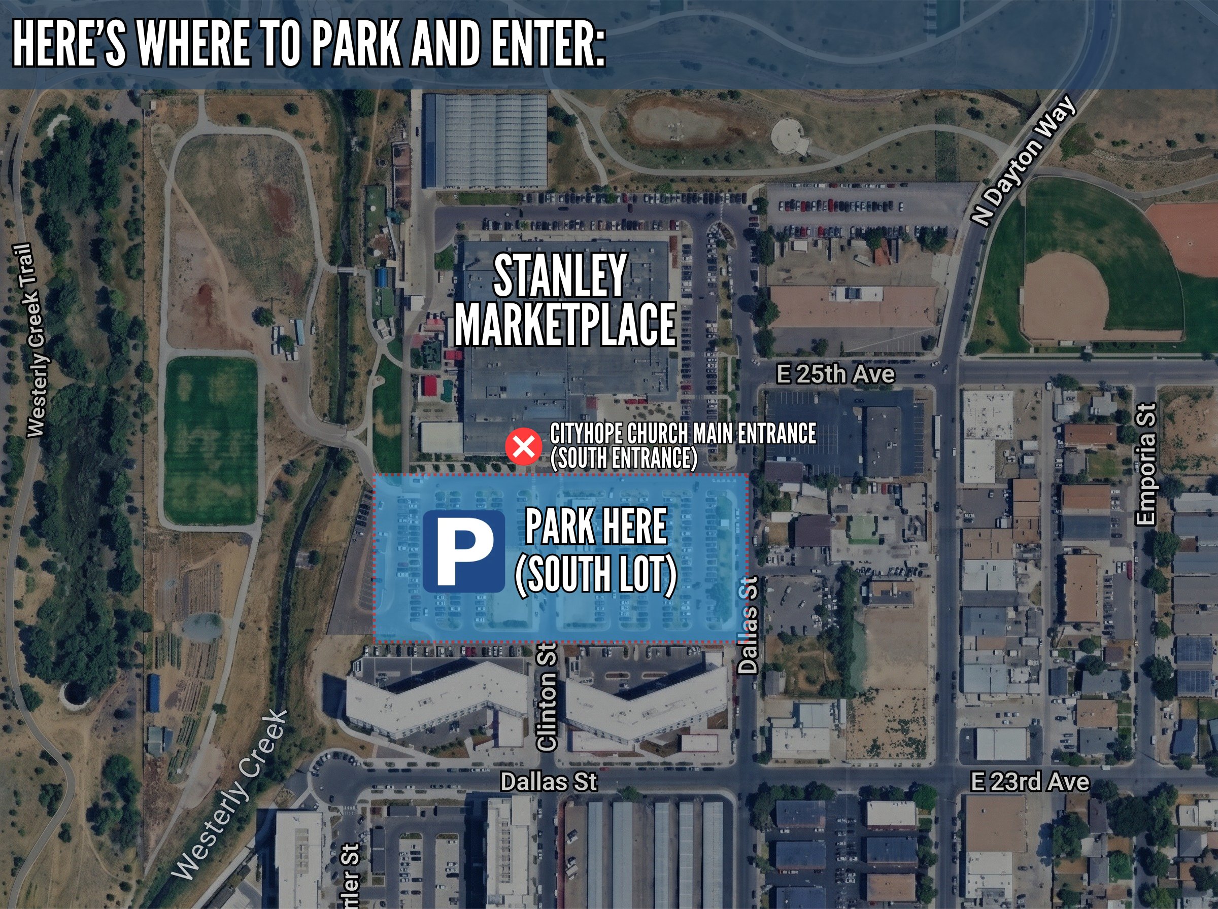 Where to Park Map