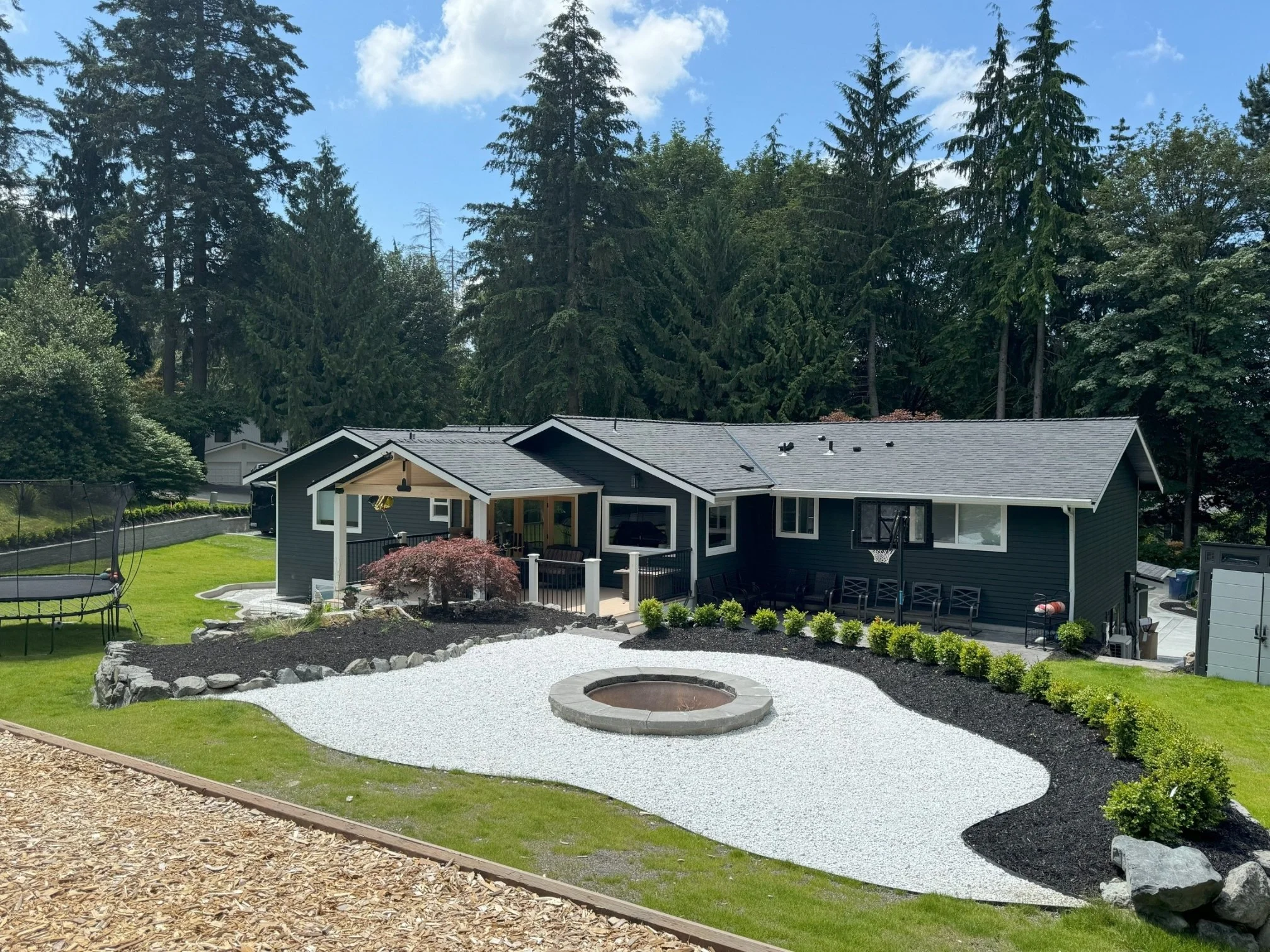 Residential outdoor living space