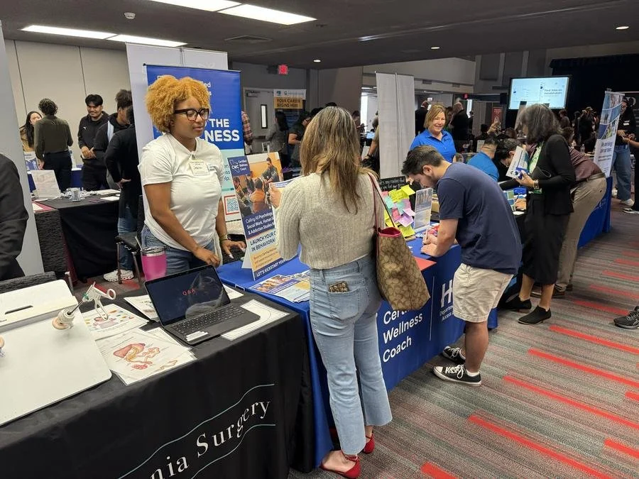 Career fair floor