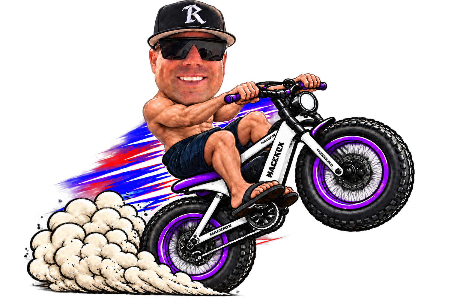Eric riding a Macfox eBike