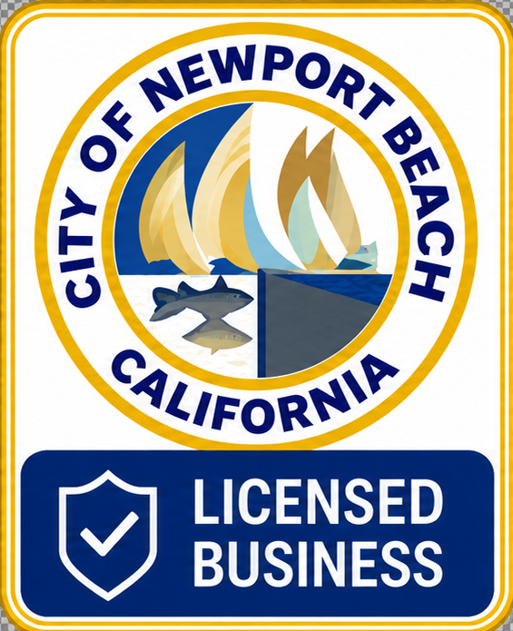 City of Newport Beach licensed business