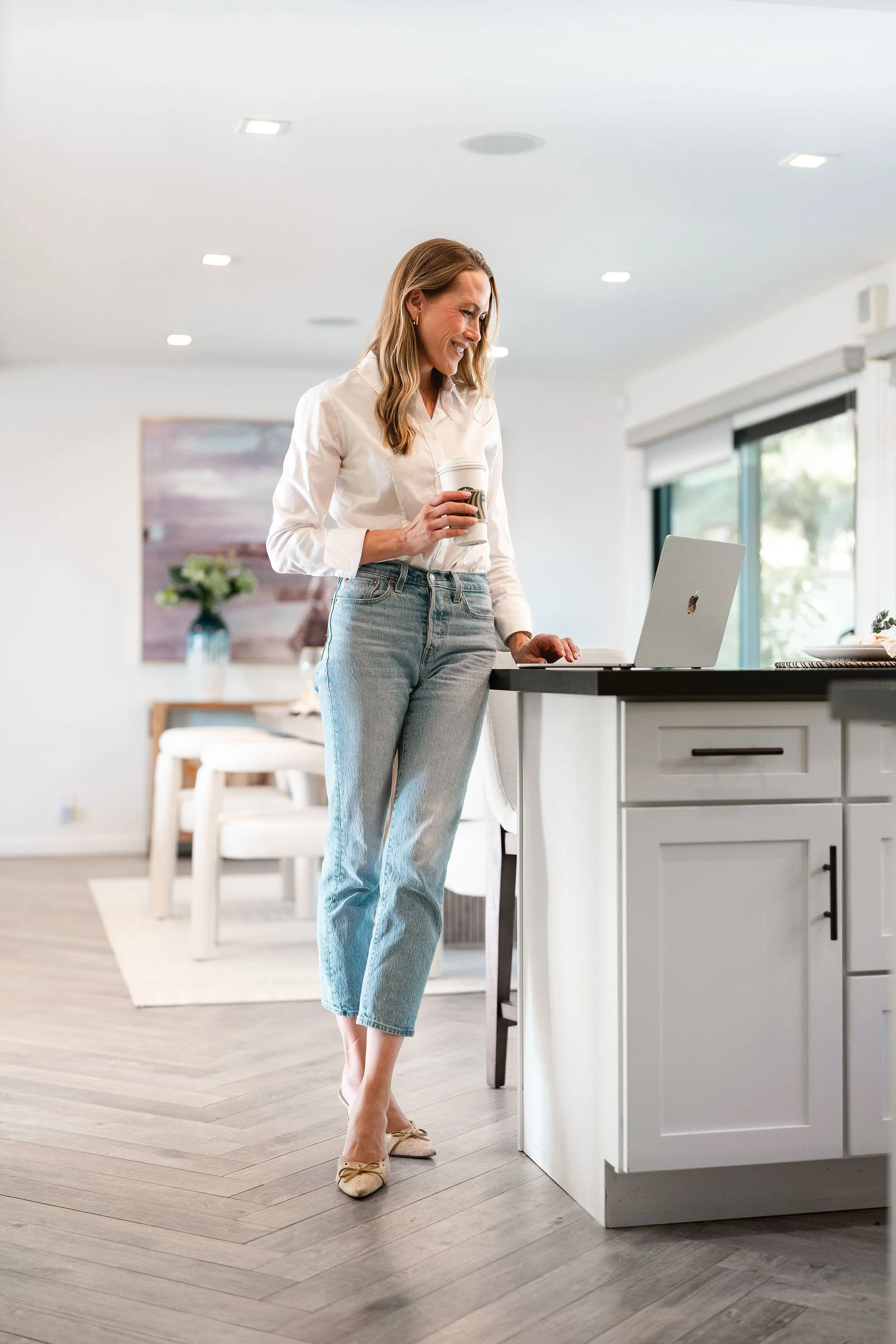 Caitlin guiding clients through a home purchase