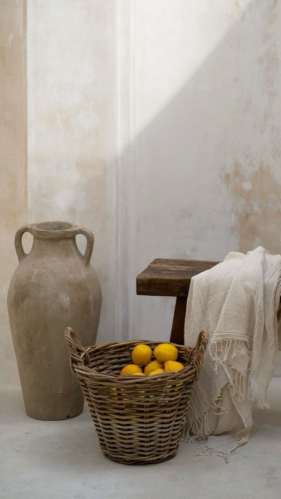 Plaster vessel still life