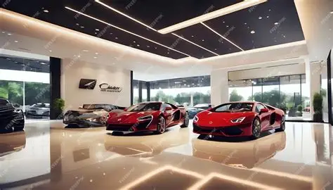 Prestige automotive showroom