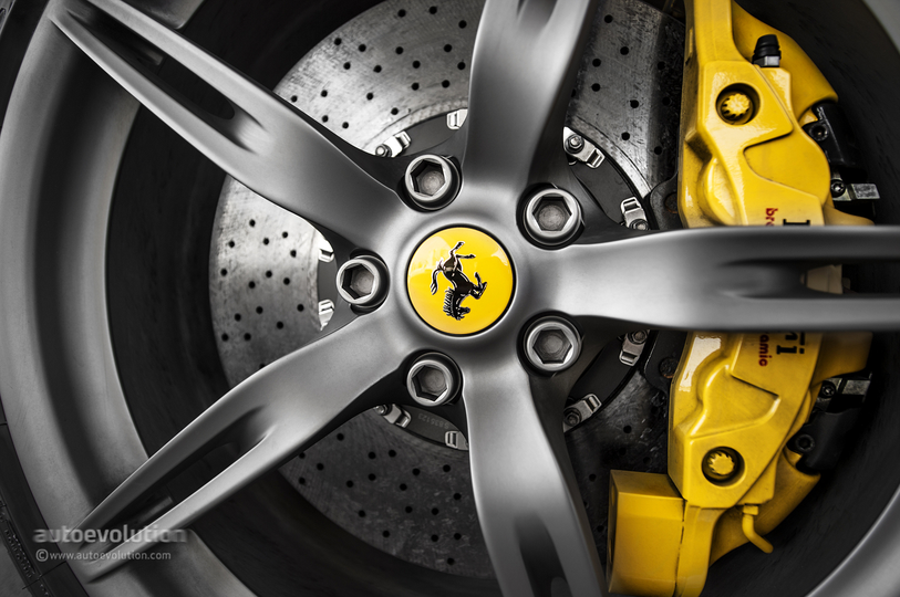 Performance vehicle brake and wheel detail