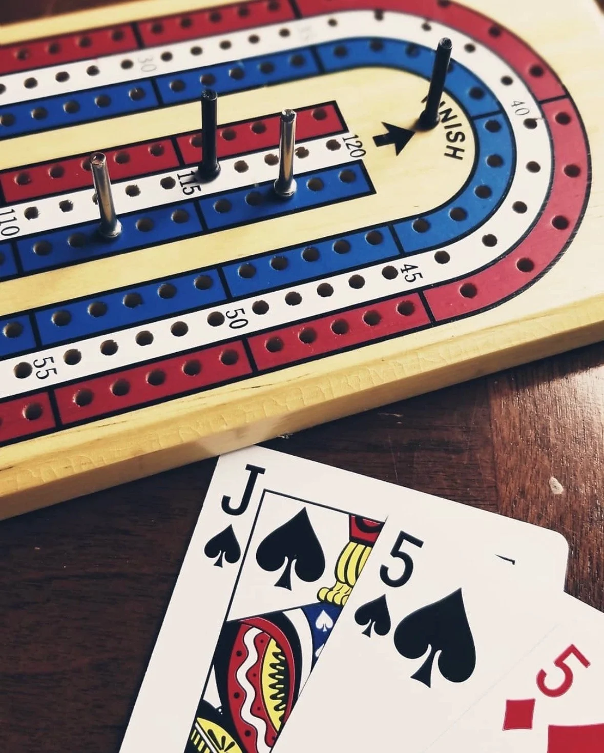 Cribbage game at Geared for Games