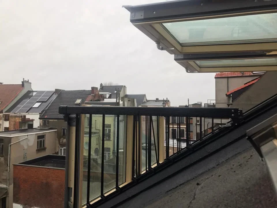 Velux Cabrio balkonvenster afgewerkt Antwerpen