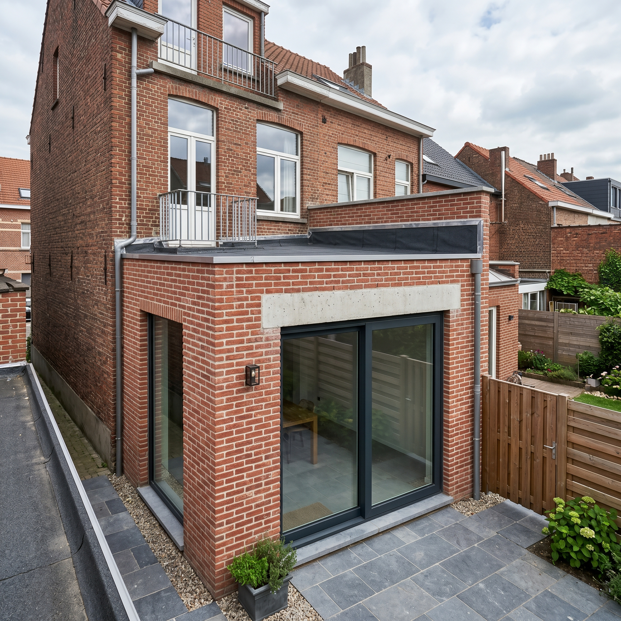 renovatie aanbouw Deurne Antwerpen Polyplast