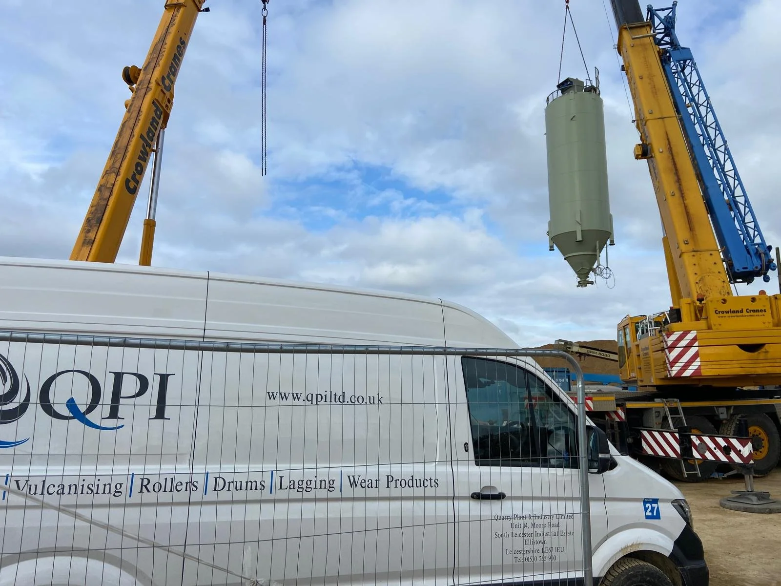 QPI conveyor services including fitting, fabrication and site support