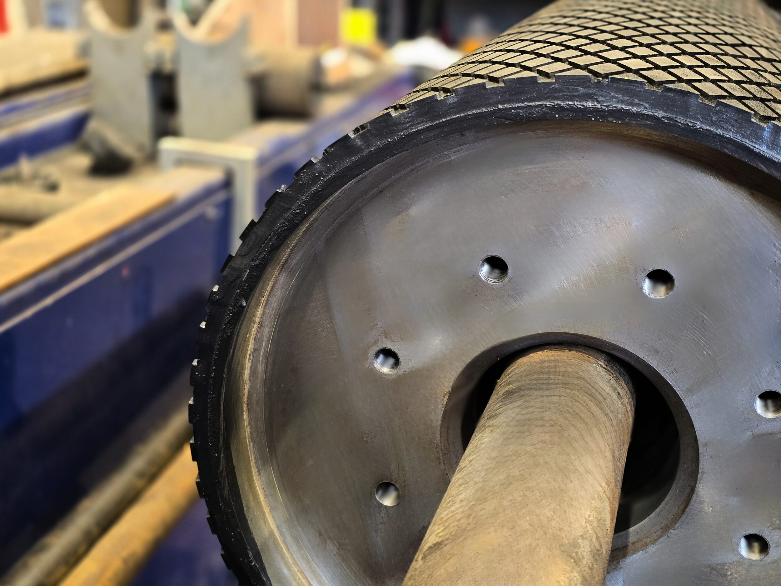 Heavy-duty modular conveyor pulley