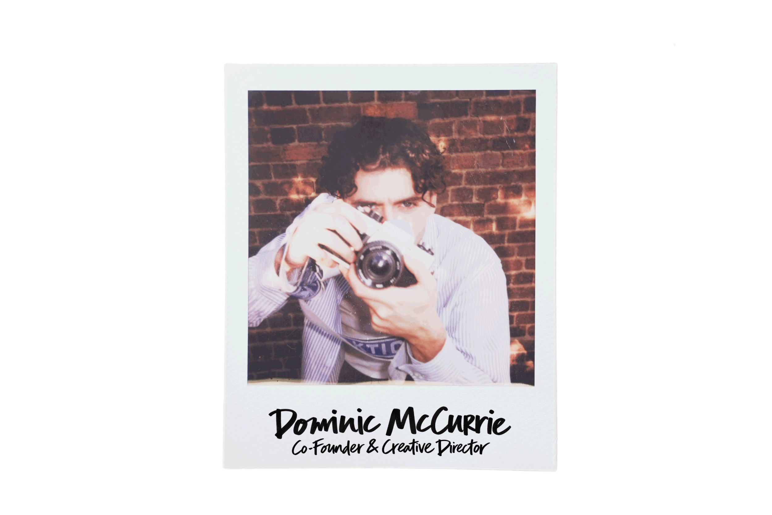 Dominic McCurrie — Co-Founder and Creative Director