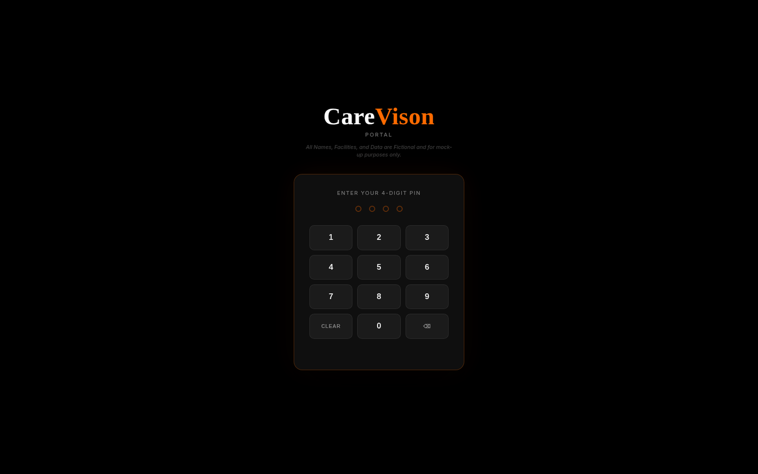 CareVision Portal preview