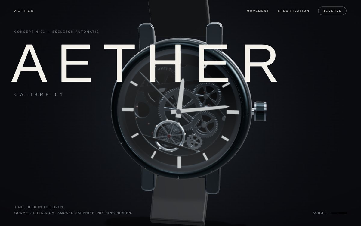 Aether Calibre 01 preview